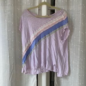 Free People Rainbow Tee